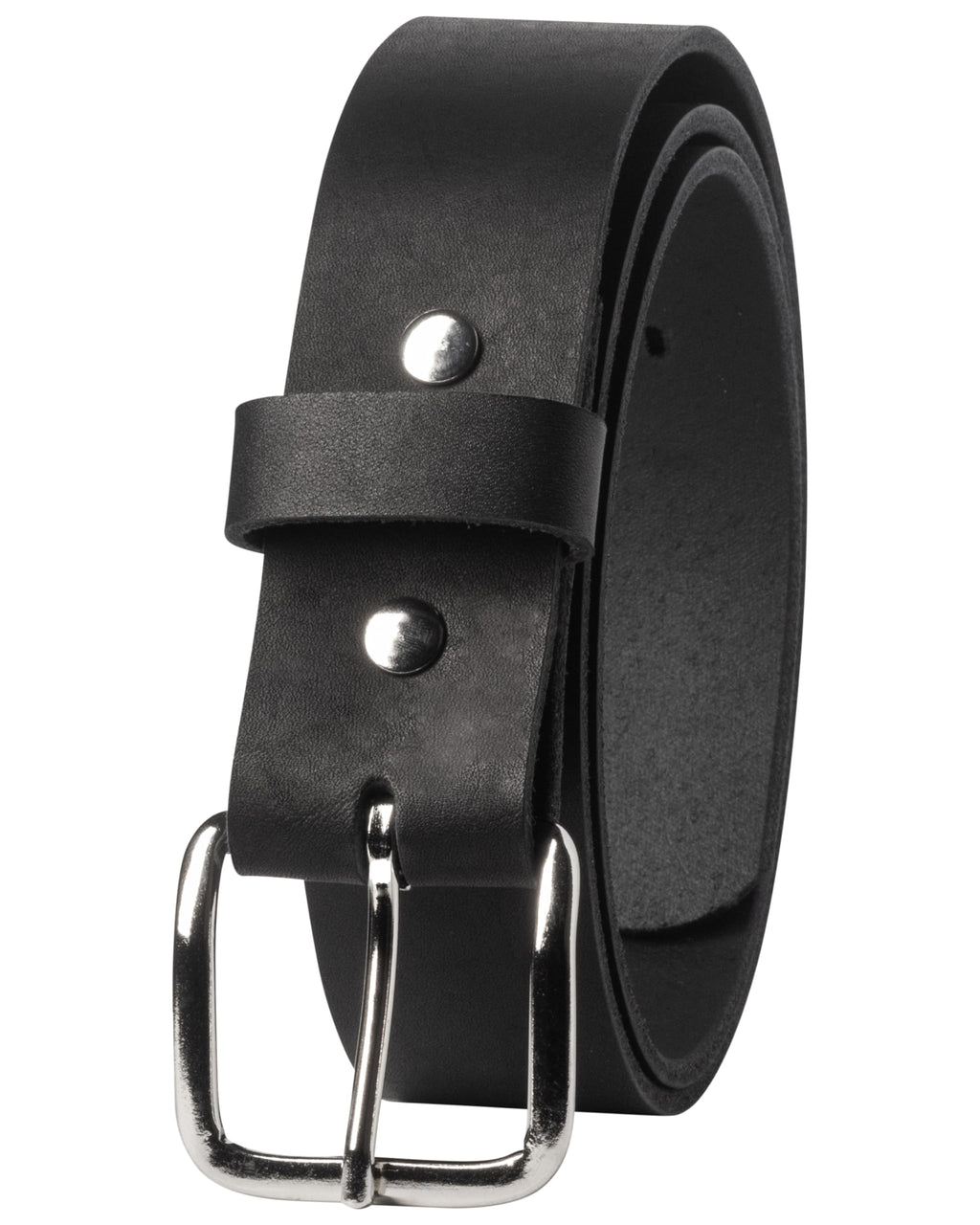 American Made Genuine Leather Belt for Men – Handcrafted Black Belt