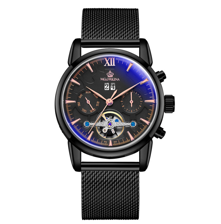 ORKINA Automatic Tourbillon Watch for Men – Luxury Mechanical Timepiece