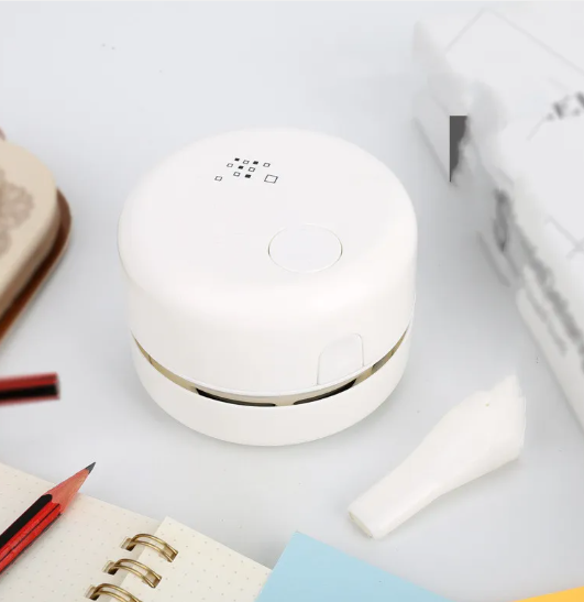 Mini Desktop Vacuum & Electric Eraser Cleaner – Spotless Workspace