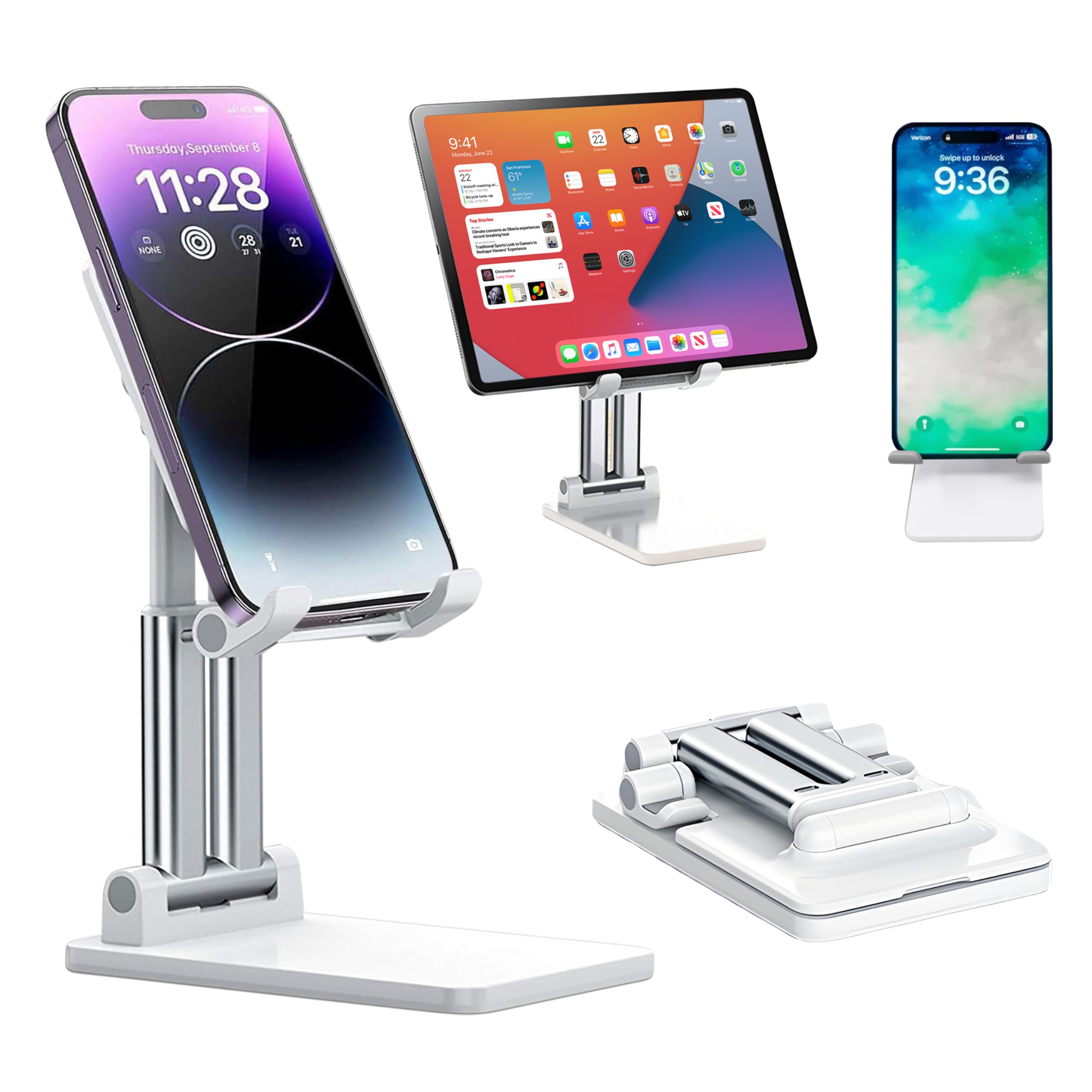 Foldable Desktop Phone Stand – Adjustable & Ultra-Stable Holder