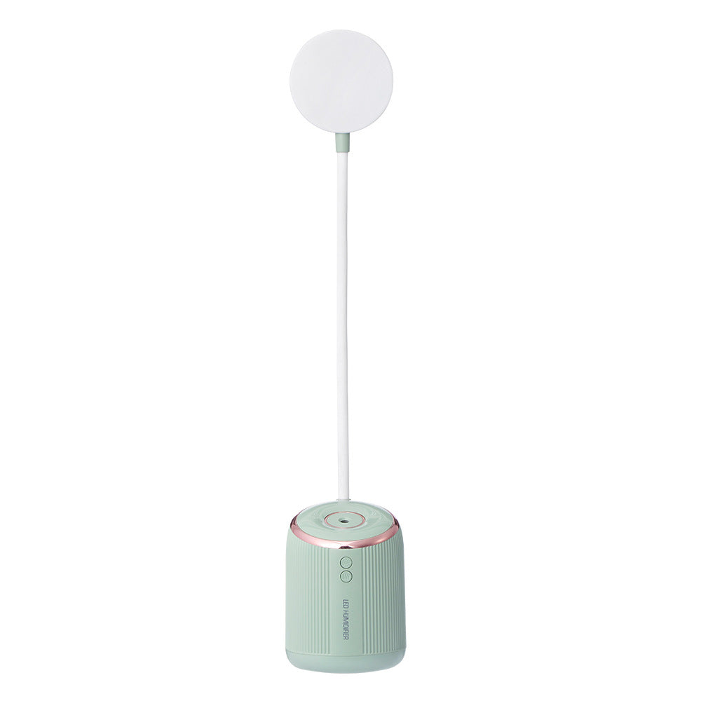 LED Desk Lamp with USB Humidifier – 2-in-1 Light & Air Refresh