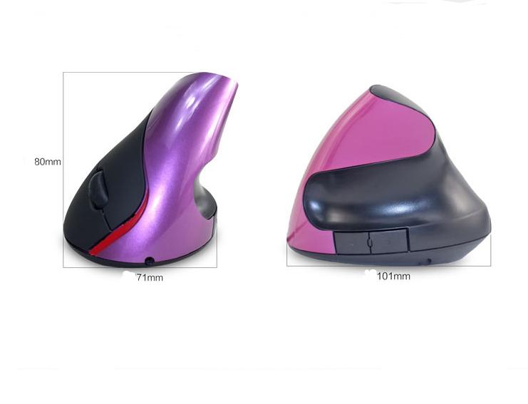 Ergonomic Wireless Vertical Mouse – Rechargeable Comfort Grip