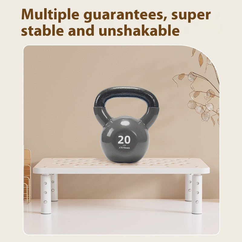 Retractable Desktop Monitor Riser – Adjustable Steel Stand