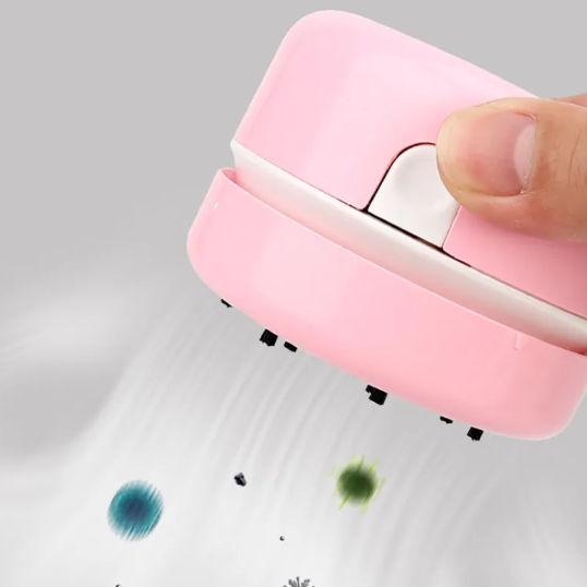 Mini Desktop Vacuum & Electric Eraser Cleaner – Spotless Workspace