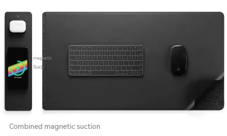 Magnetic Wireless Charging Mouse Pad – Power Up While You Work