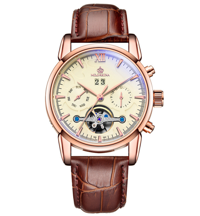 ORKINA Automatic Tourbillon Watch for Men – Luxury Mechanical Timepiece