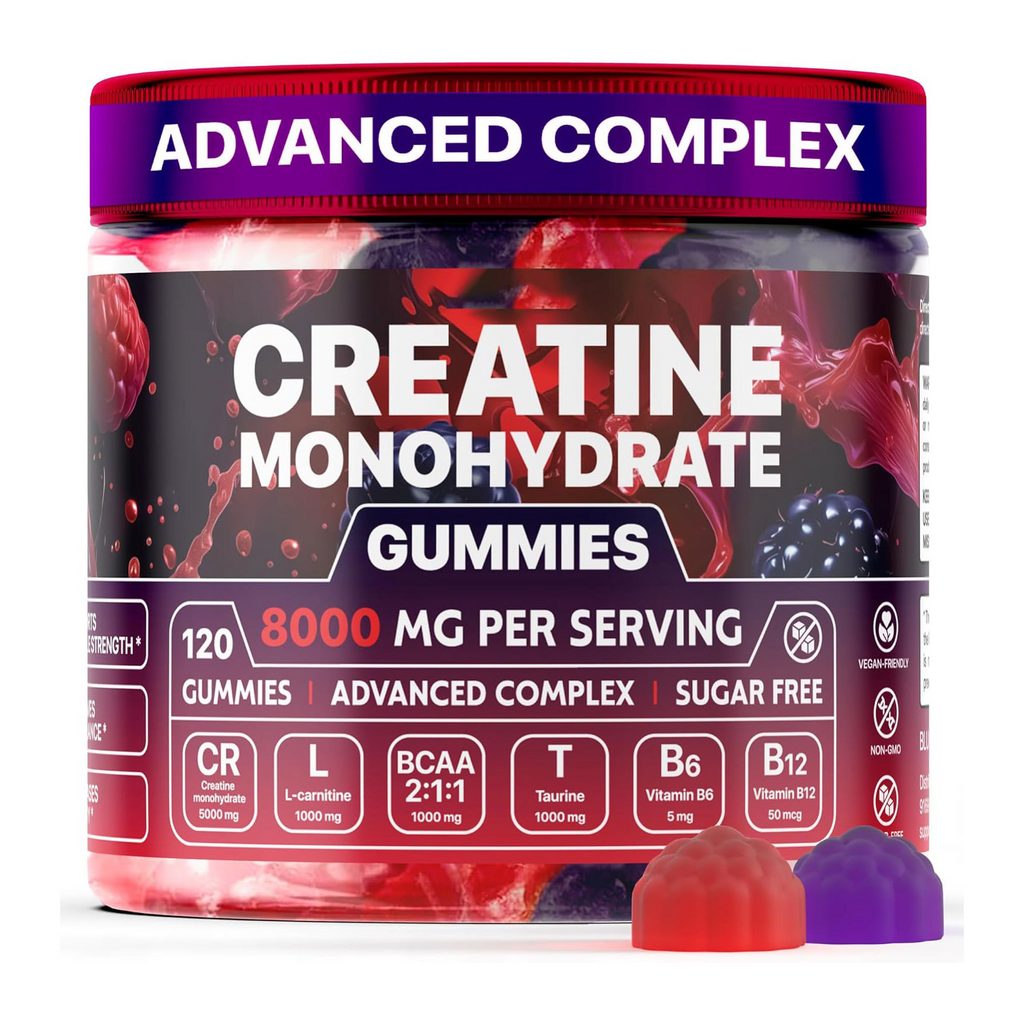 Muscle Boost Creatine Gummies – Energy, Recovery & Strength Support