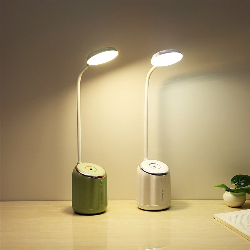 LED Desk Lamp with USB Humidifier – 2-in-1 Light & Air Refresh
