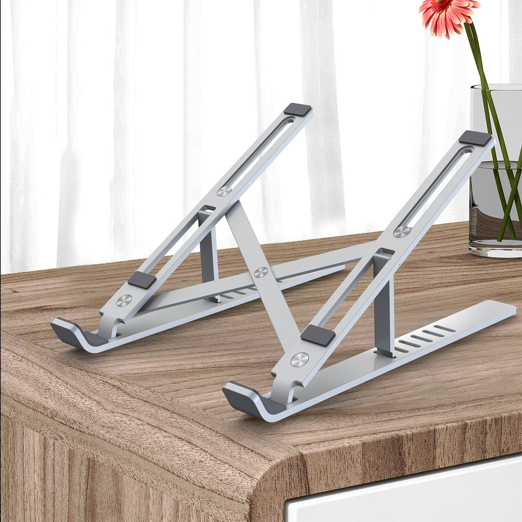 Adjustable Aluminum Laptop Stand – Portable Ergonomic Riser