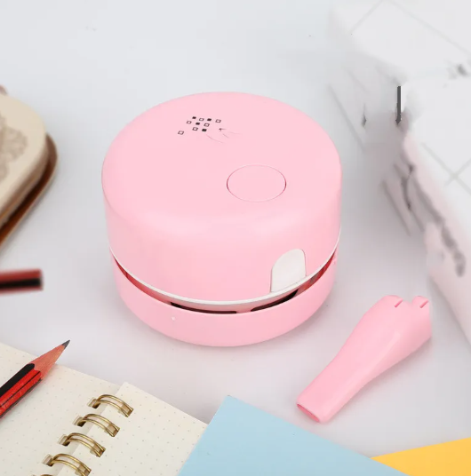 Mini Desktop Vacuum & Electric Eraser Cleaner – Spotless Workspace