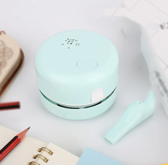Mini Desktop Vacuum & Electric Eraser Cleaner – Spotless Workspace