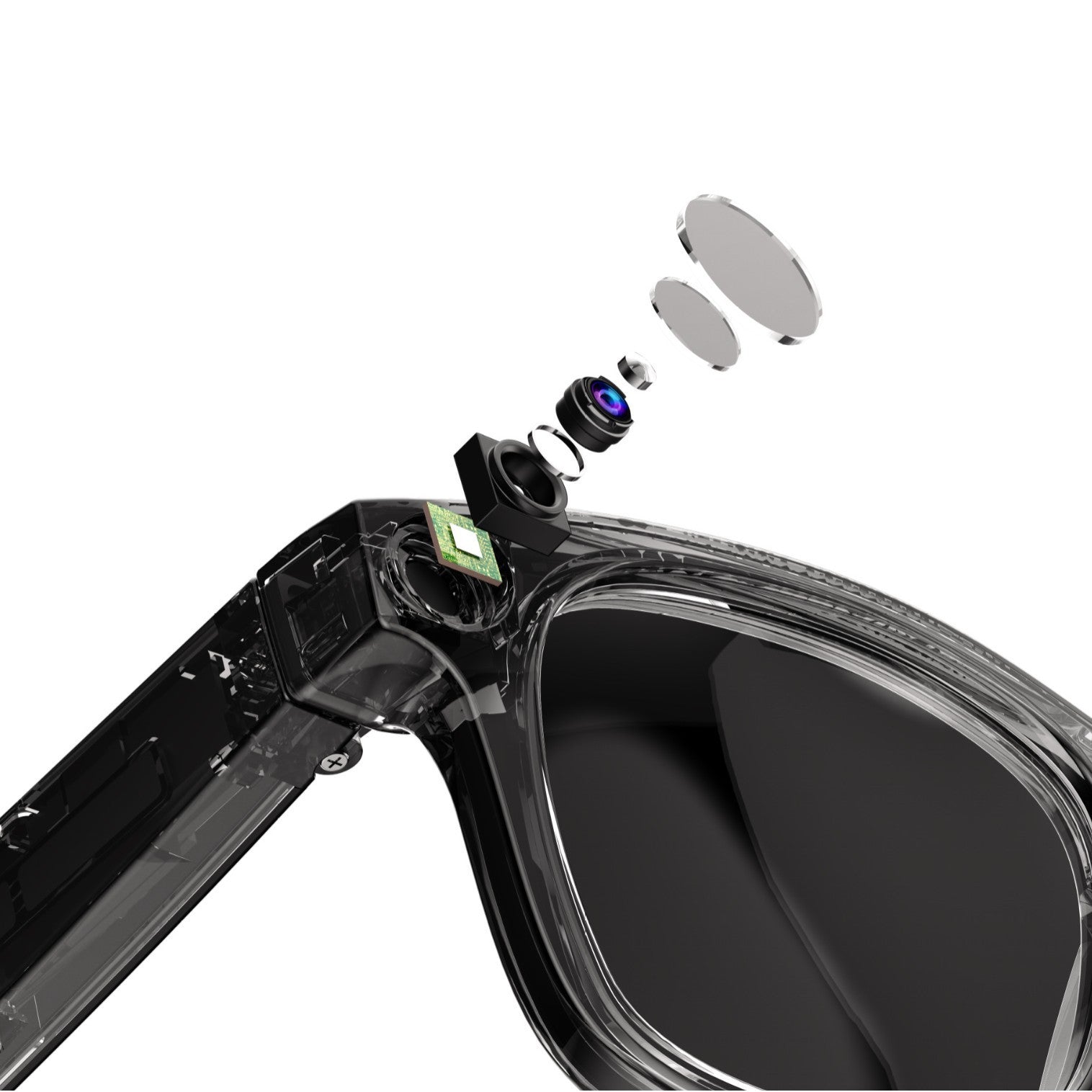 AI Camera Smart Glasses – HD Video, Voice Control & Translation