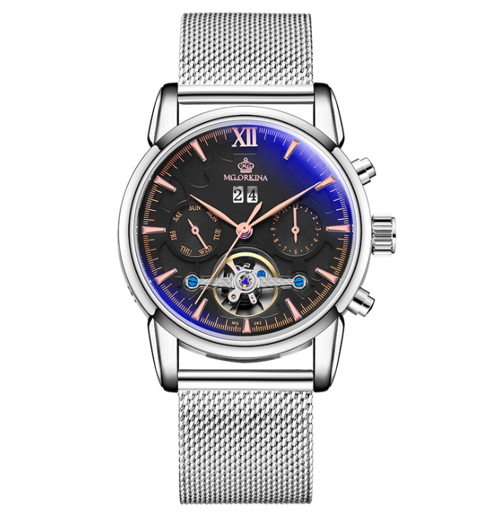 ORKINA Automatic Tourbillon Watch for Men – Luxury Mechanical Timepiece