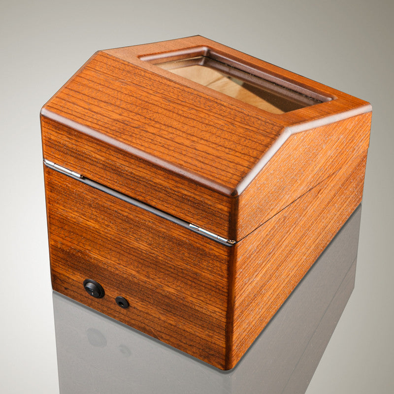 Wooden Watch Winder – Premium Zebra Wood Storage Box