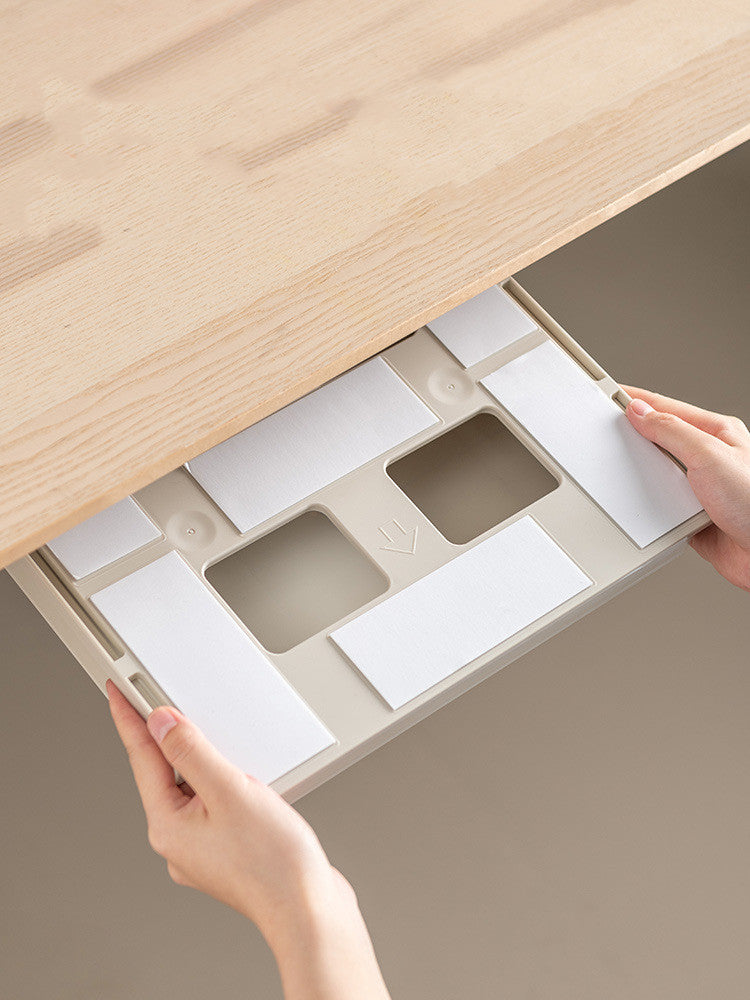 Under Desk Adhesive Drawer Organizer – Hidden Storage Solution