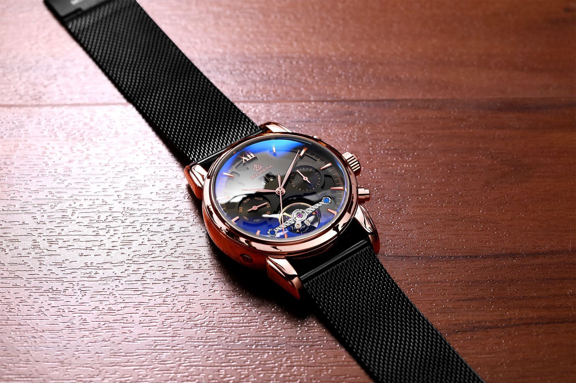 ORKINA Automatic Tourbillon Watch for Men – Luxury Mechanical Timepiece