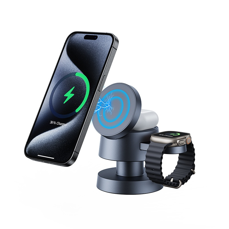 Magnetic Wireless Charger Night Lamp – Light & Charge in One