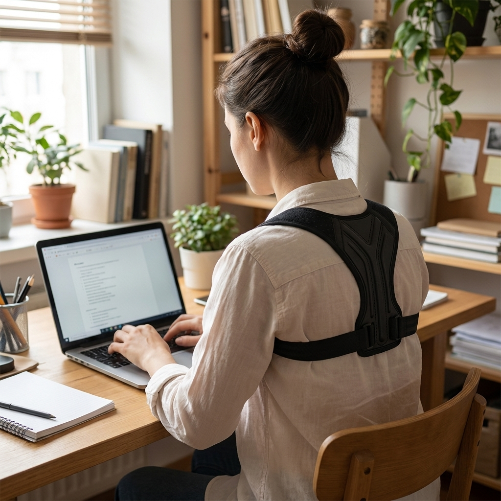 Invisible Posture Corrector in use - lifestyle photo