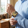 Tevise Automatic Watch in use - lifestyle photo