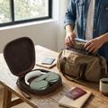 Genuine Leather AirPods Max Case in use - lifestyle photo