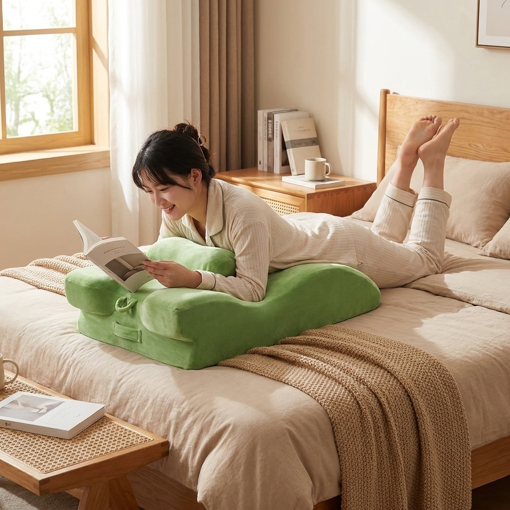 Stomach Sleeper Pillow – Ergonomic Support for Better Sleep